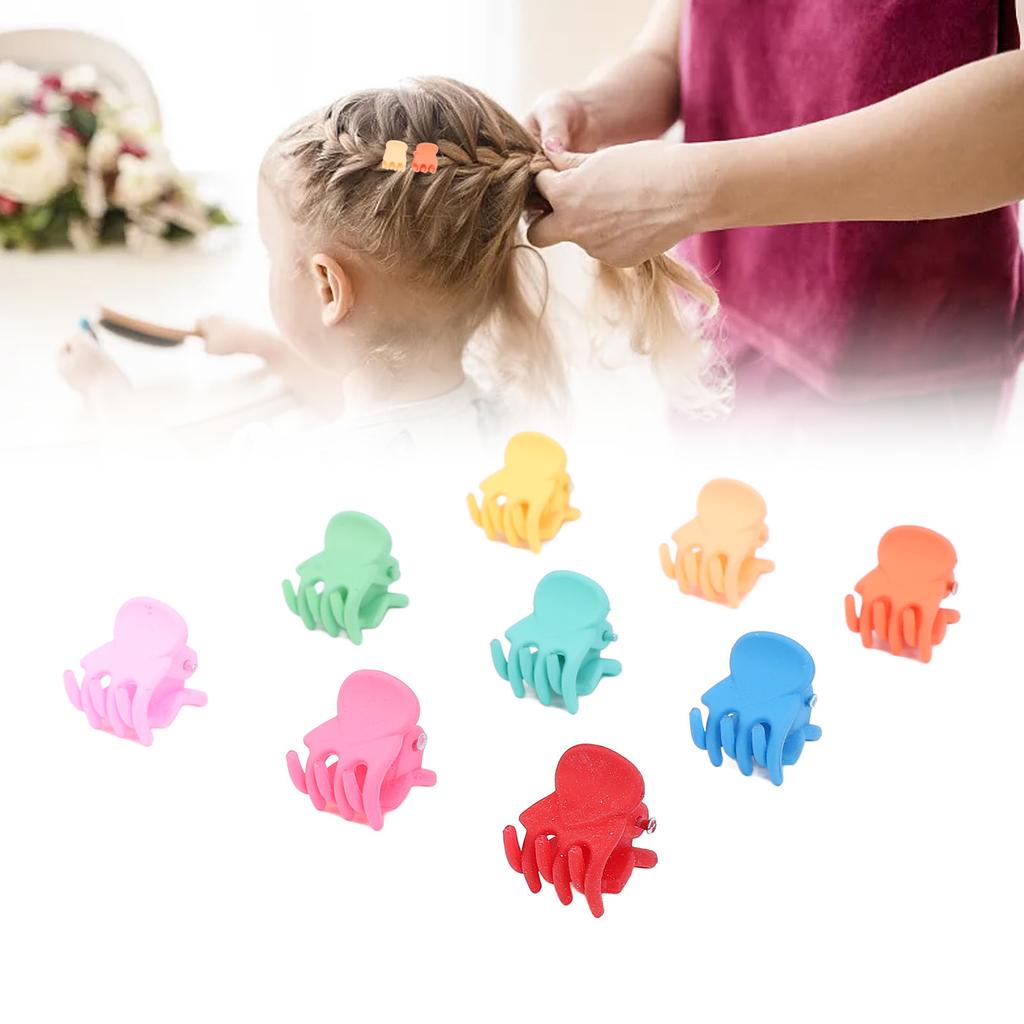 100pcs Mini Claw Clips Tiny Cute Hairpin Hair Accessories Children Mix Color Hair Clamps for Girls