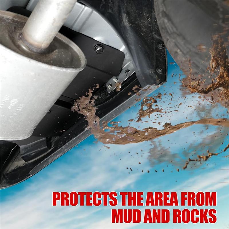 A58X-For Ford Maverick -2025 Underbody Splash Shield Cover Rear Wheel Rust-Proof Splash Guard
