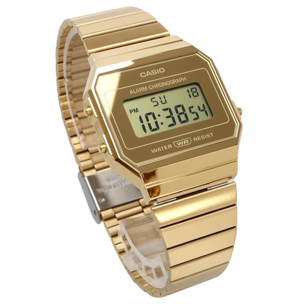 CASIO Digital Watch Vintage Series Gold Overseas Model [Casio] A700WEVG-9A Men's/Women's