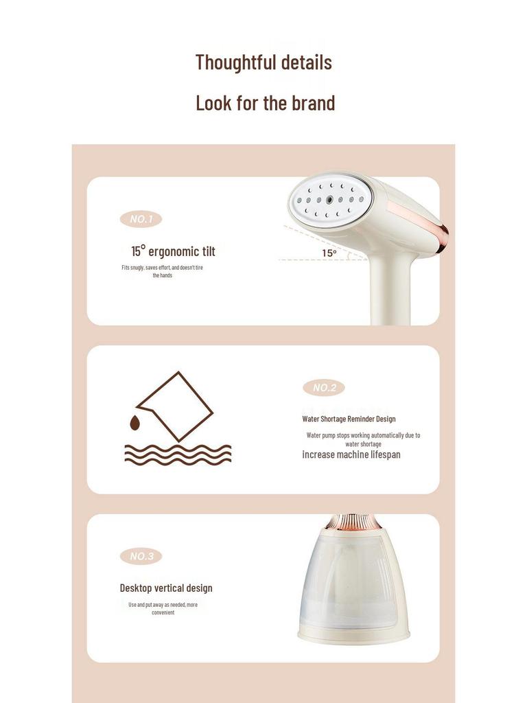 Aparat de călcat cu aburi portabil, de mare putere, pentru haine