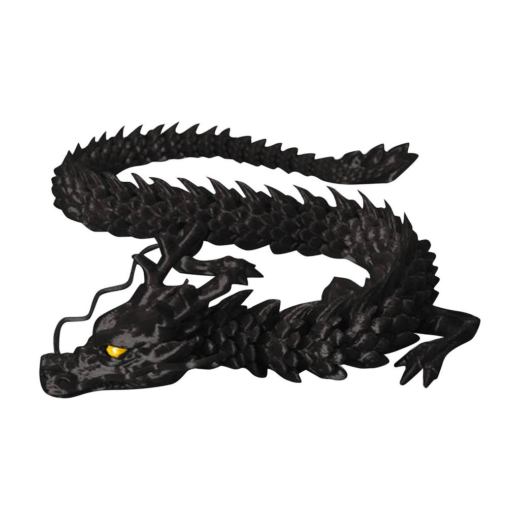 3D Printed Movable Dragon Toy, Dragon With Movable Joints, 3D Printed Dragon Toy Decoration, Stress Relief, Movable Dragon