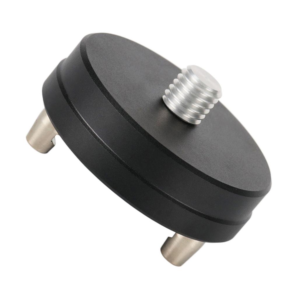 Ingenieurmessung Drehende Schraube Sockelbasis Drehende Basis Für GPS-Adapter Durchmesser 80mm Gelbe Oberfläche