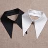 Round Collar Fake Collar Solid Color Lapel Half Shirt Fashion False Collar  Women Girls