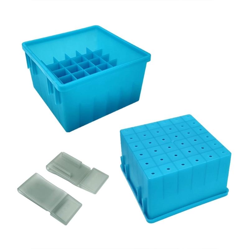 Fish Baits Holder Case Fishing Tackle Organizers Fishing Box Lined Box Baits Container Night Fishing Baits Storage Box