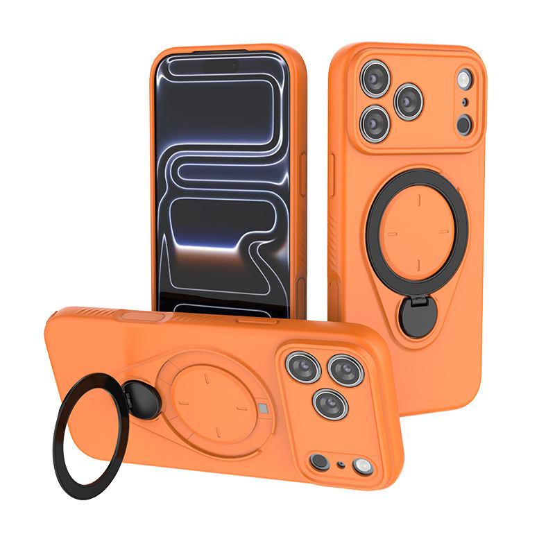 

Магнитный TPU чехол для телефона с вращающейся на 360° подставкой для iPhone Air 17 16 Pro Max/16 Plus, держатель-кольцо, противоударная защитная крышка iPhone 16 Pro