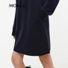 MO&Co. 100% Wool H-Line Mini Dress