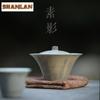 110ml Master Handamde Water Moon Gaiwan Creative Kiln Change Tea Tureen Chinese Tea Making Cover Bowl Teaset Accessories Craft