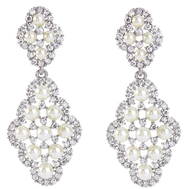 Baroque Earrings for Women, Bridal Style High-end Dress Accessories, Personalized Lady Popular Models