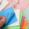 50 sztuk/zestaw przezroczyste karteczki samoprzylepne kolorowe wodoodporne notatnik materiały biurowe
