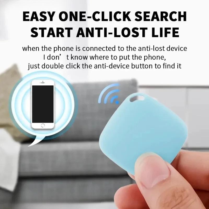 Mini Bluetooth 50 Round Tracker Anti Lost Smart Locator Device For Pet Kids Bag Wallet Tracking Finder Accessory