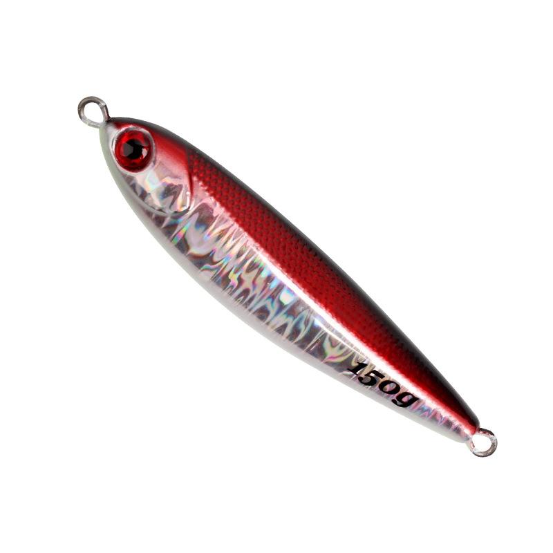 Iron Plate Lead Fish Sinker Jigging Lure with Night Glow for Sea Bass Salmon & Catfish-Freshwater & Saltwater Use