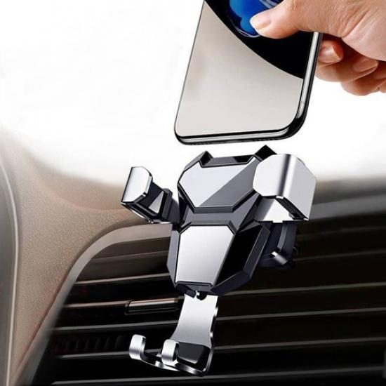 Gravity Phone Holder Car Air Vent Mount Cradle Stand Metal For GPS Mobile Phone
