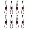 8PCS Reusable Fishing Rod Tie Elastic Rod Wrap Strap Durable Fishing Pole Strap  For Fly Rods