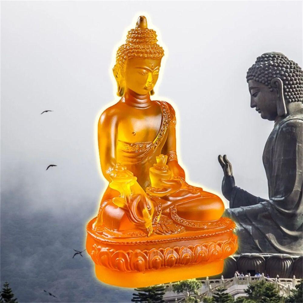 Thai-style Resin Buddha Crafts Resin Craft Pharmacist Buddhist Sculpture Desktop