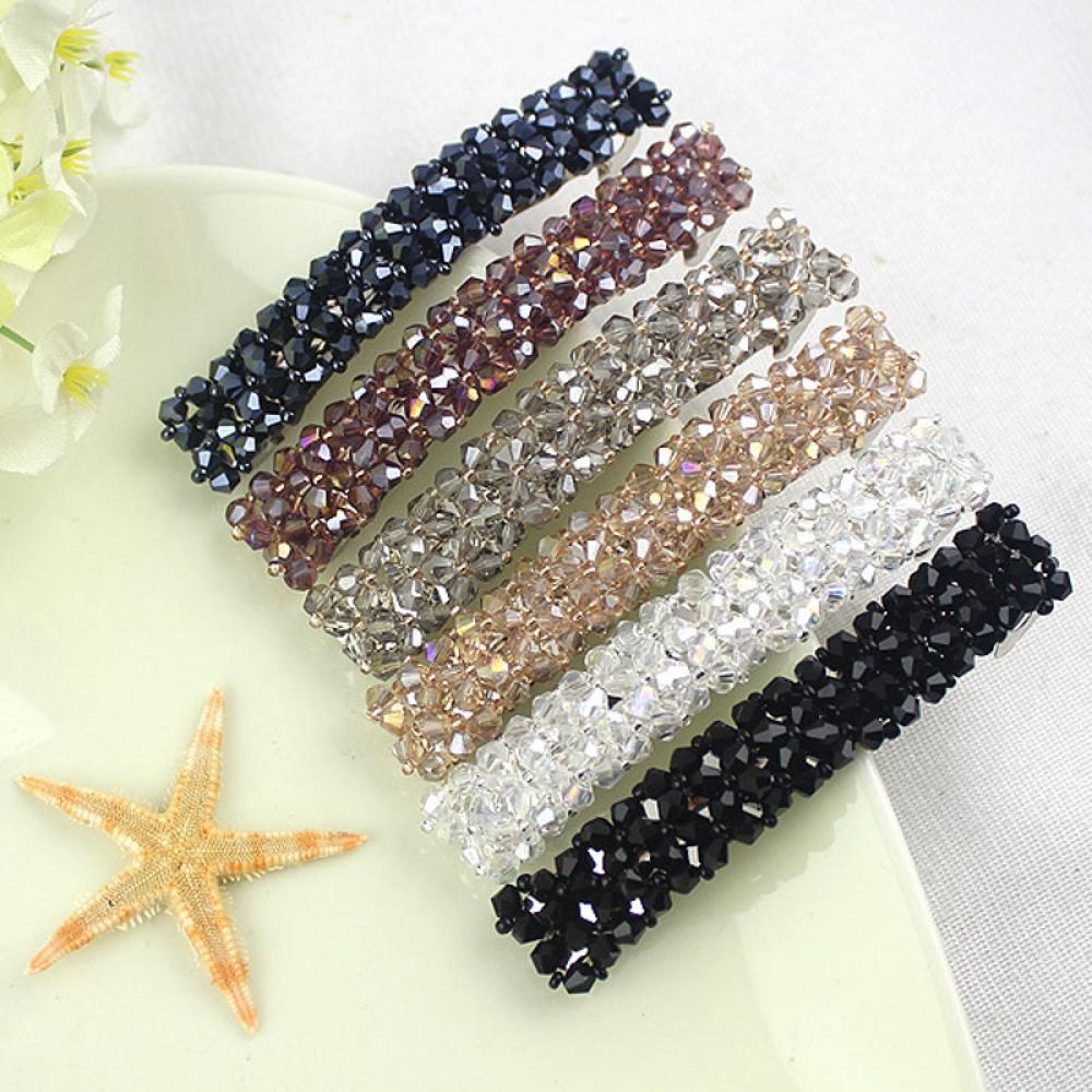 Girls Bling Headwear Hair Clip Hairpin Barrette Crystal Rhinestone
