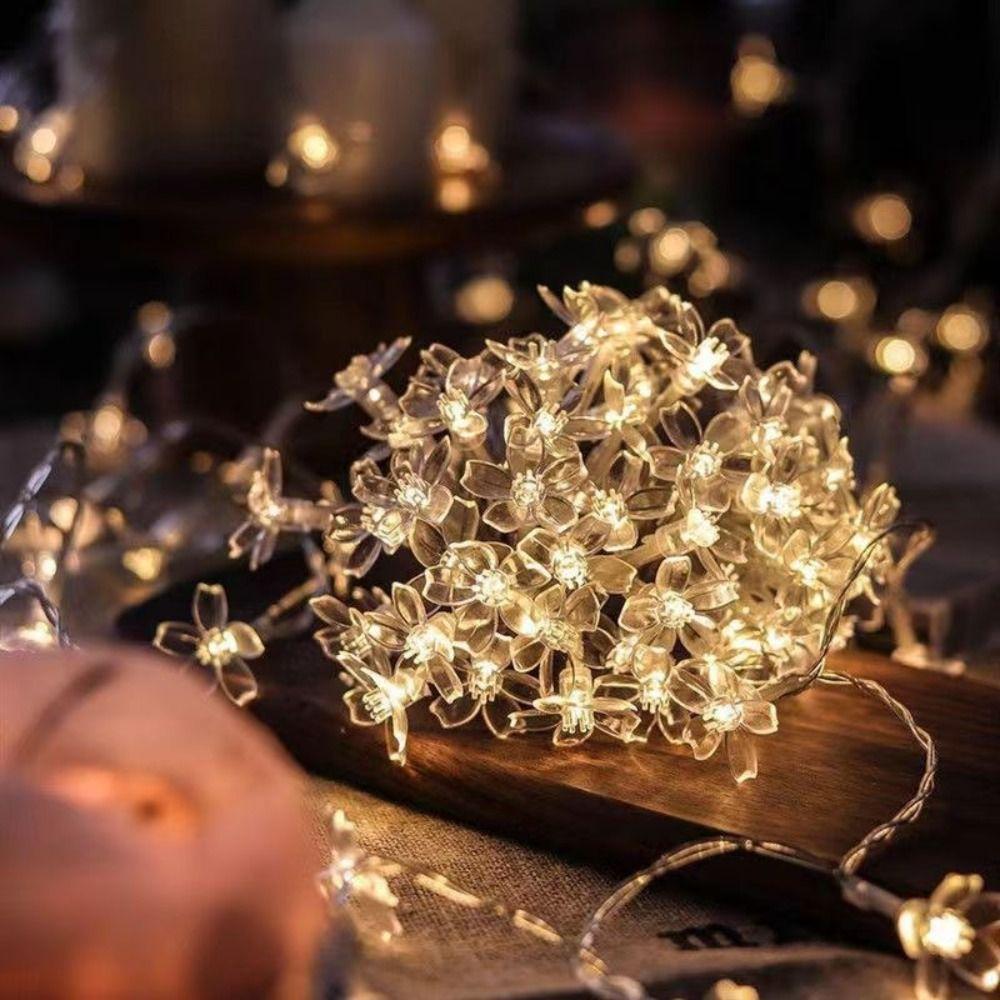 200 LEDs Solar String Lights IP65 Waterproof 22M Length LED Fairy Lights 8 Lighting Modes Crystal Globe Design