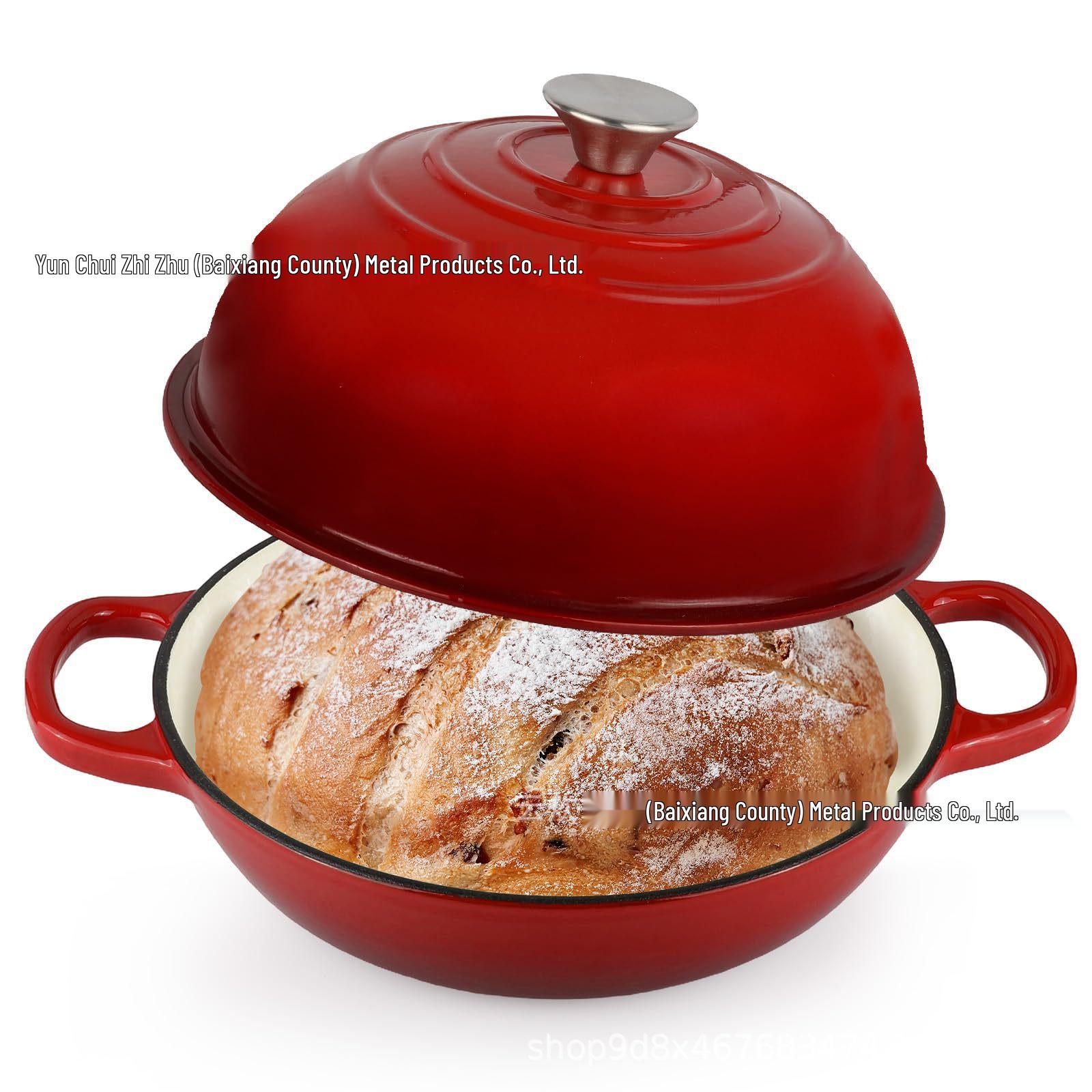 26cm Non-Stick Emaljēts Čuguna Maizes Pods