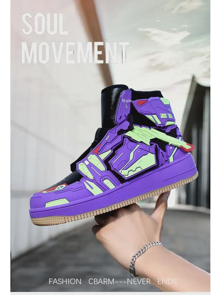 Freedom Gundam Limited Edition High Top Sneakers - Lässige Basketball-Modeschuhe für Herren im Paar-Stil