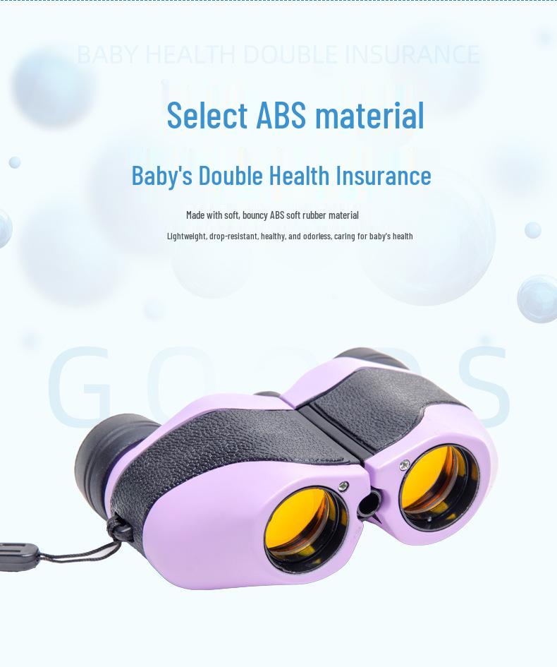 Portable Children's Binocular Telescope with Light and Auto Focus