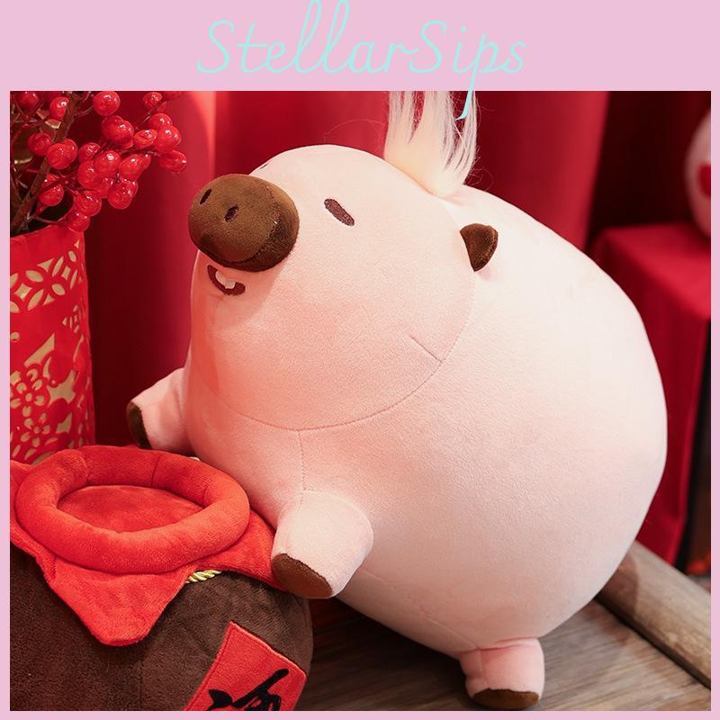 Plush Pig Charming Companion Toy Pillow Room Decor For Children And Gift Giving