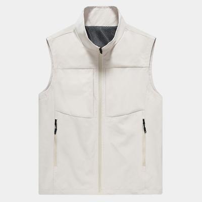 New Vest Vest Jacket for Men Spring and Autumn Thin Vest for Men Outdoor Casual Men Workhorse Clamp