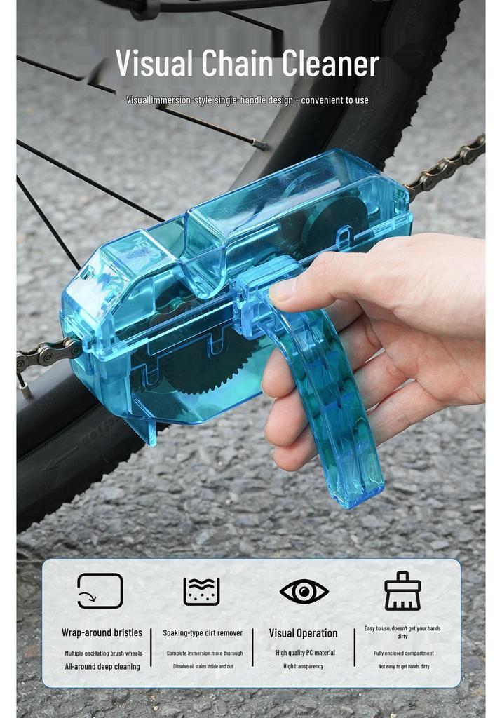 SUOKOU Portable Bike Chain Cleaner Kit