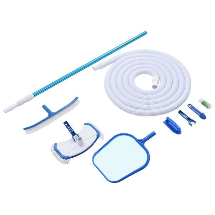 VidaXL Kit d'entretien de piscine 9 pcs