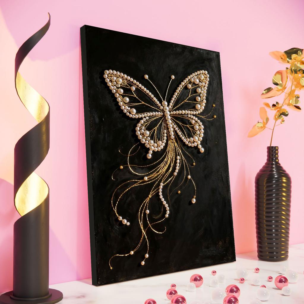 DIY Pearl Art Painting for Adults Home Wall Decoration Gifts Pearl Gem Paintings Picture Arts Craft 30x40cm With Frame