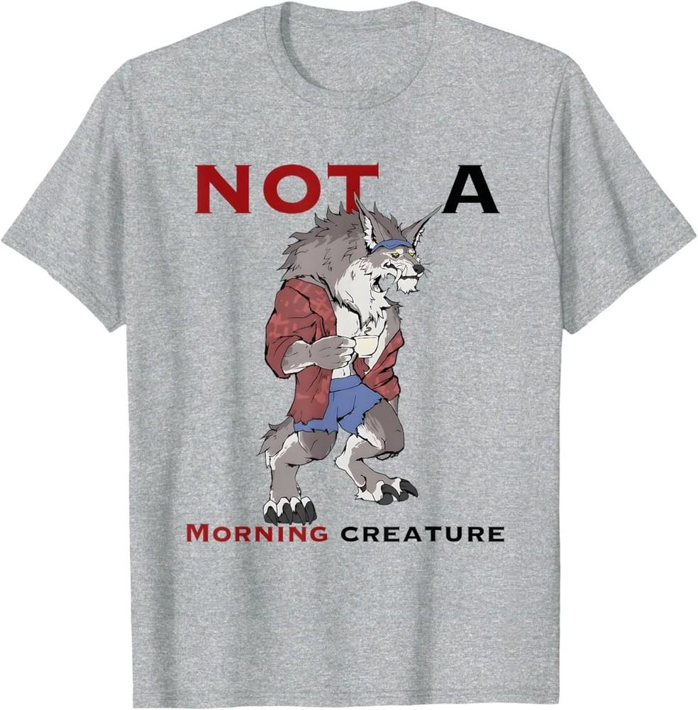 Футболка  Волк - не утренняя птица 4XL