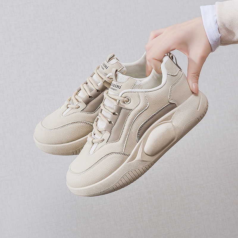 Fashion Legitimate Leather In The Forest Women's Shoes Large Size Chunky Tennis Women's Gym Outdoor Women's Sneakers Sport Shose