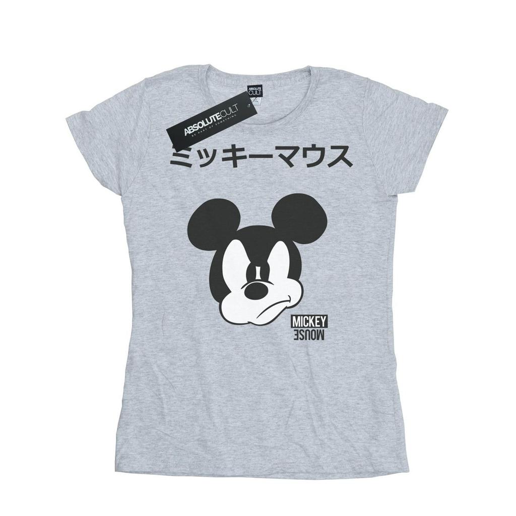 Disney Womens/Ladies Mickey Mouse Japanese Cotton T-Shirt