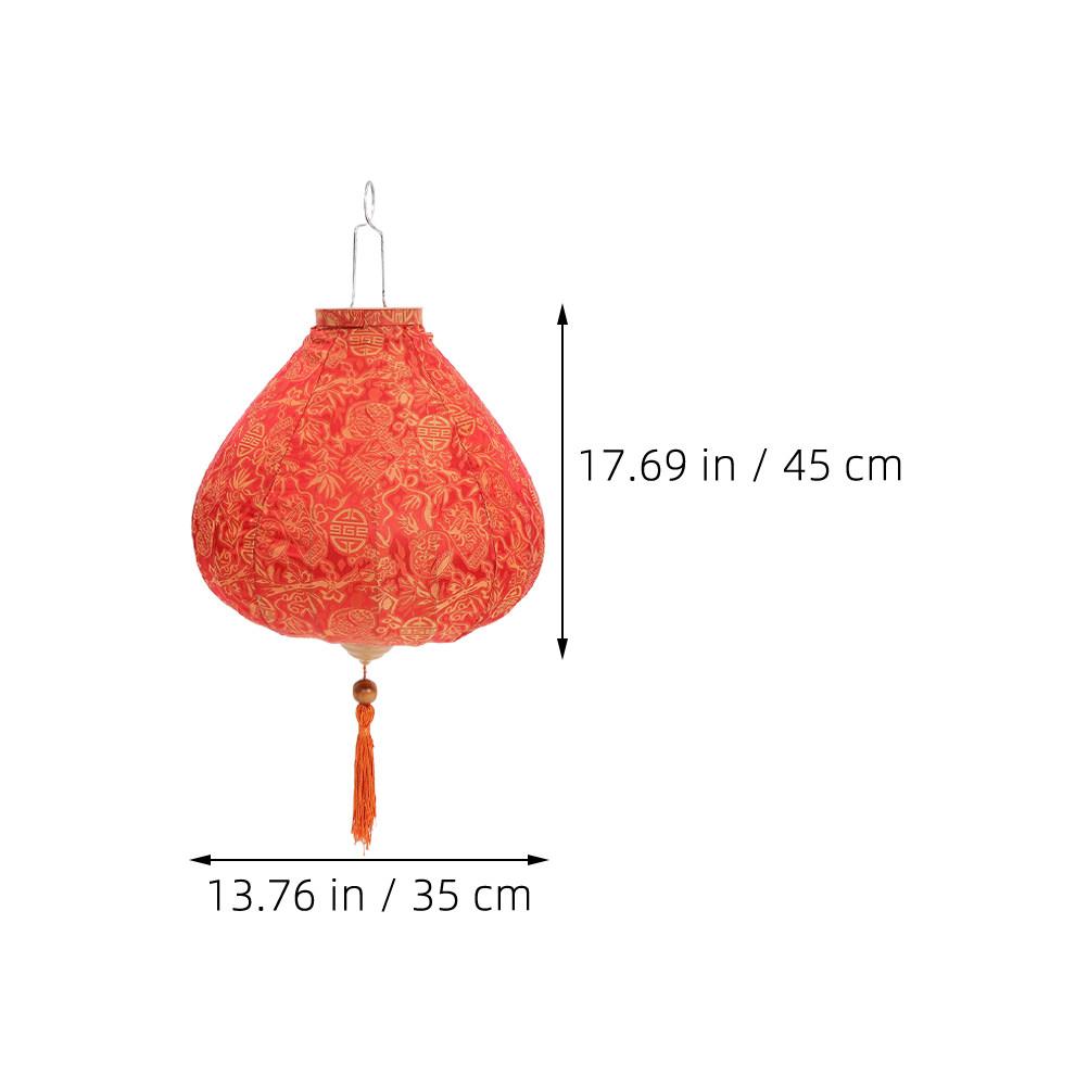 Vietnamese Tassel Lantern Elegant Decorative Lantern for Indoor Outdoor Party Wedding Garden Ambiance Warm Romantic Lighting оранжевый