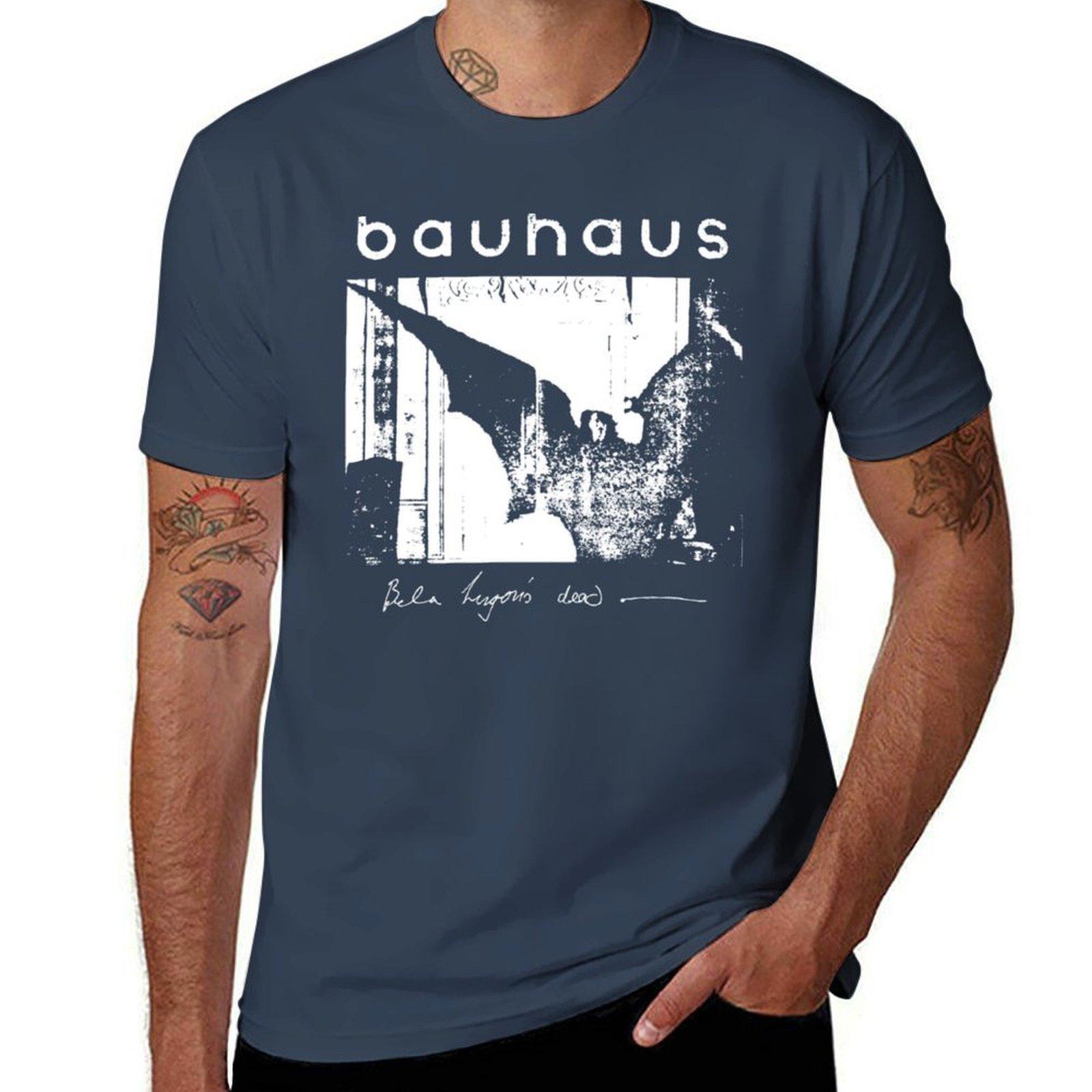 Bauhaus Bat Wings Bela Lugosis Dead Tshirt Construction Work Tee Shirt S