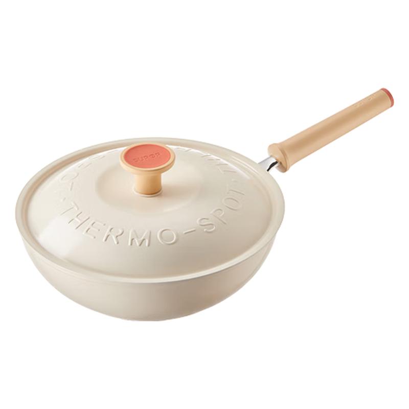 

SUPOR 28cm Lightweight Non-stick Wok with Red Dot