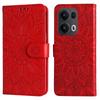 For Oppo Reno13 Pro 5G Case Sunflower Imprint Leather Wallet Phone Cover