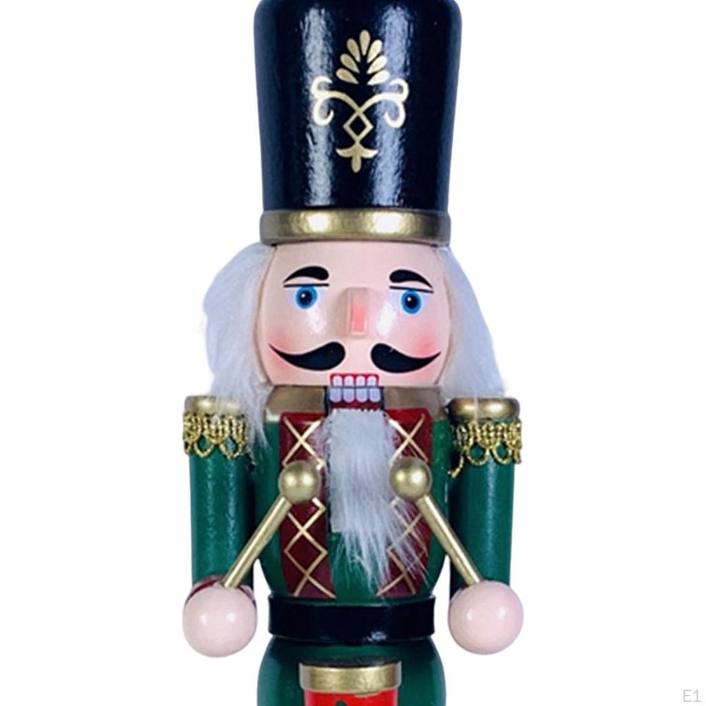 Nutcracker Soldier Figurine Party Favors Sculpture for Bookshelf Desktop