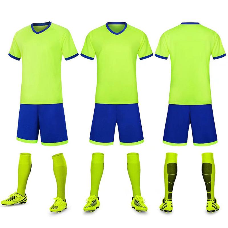 Football Suit, Men'S And Women'S Adult Children'S Training Suit, Primary School Game Jersey, Kindergarten Short-Sleeved Clothing Jersey