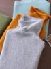 Mink Velvet Women's High Neck Rabbit Fur Knit Sweater, Slim Fit Cashmere Base Layer