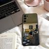 Johannes Vermeer Art  Phone Case For Samsung S25,24,23,22,30,21,10,9,Ultra,Plus,Lite,FE,4,5 G Soft Black Case