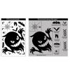 Halloween Stickers Creating A Festive Atmosphere 25*35cm Household Products Ghost Stickers Variety Of Styles Pvc Static Stickers