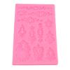 Relief 3D 3D Muffin Molds Pink Decorative Mold Reusable Ornament Mold  Cake Decoration
