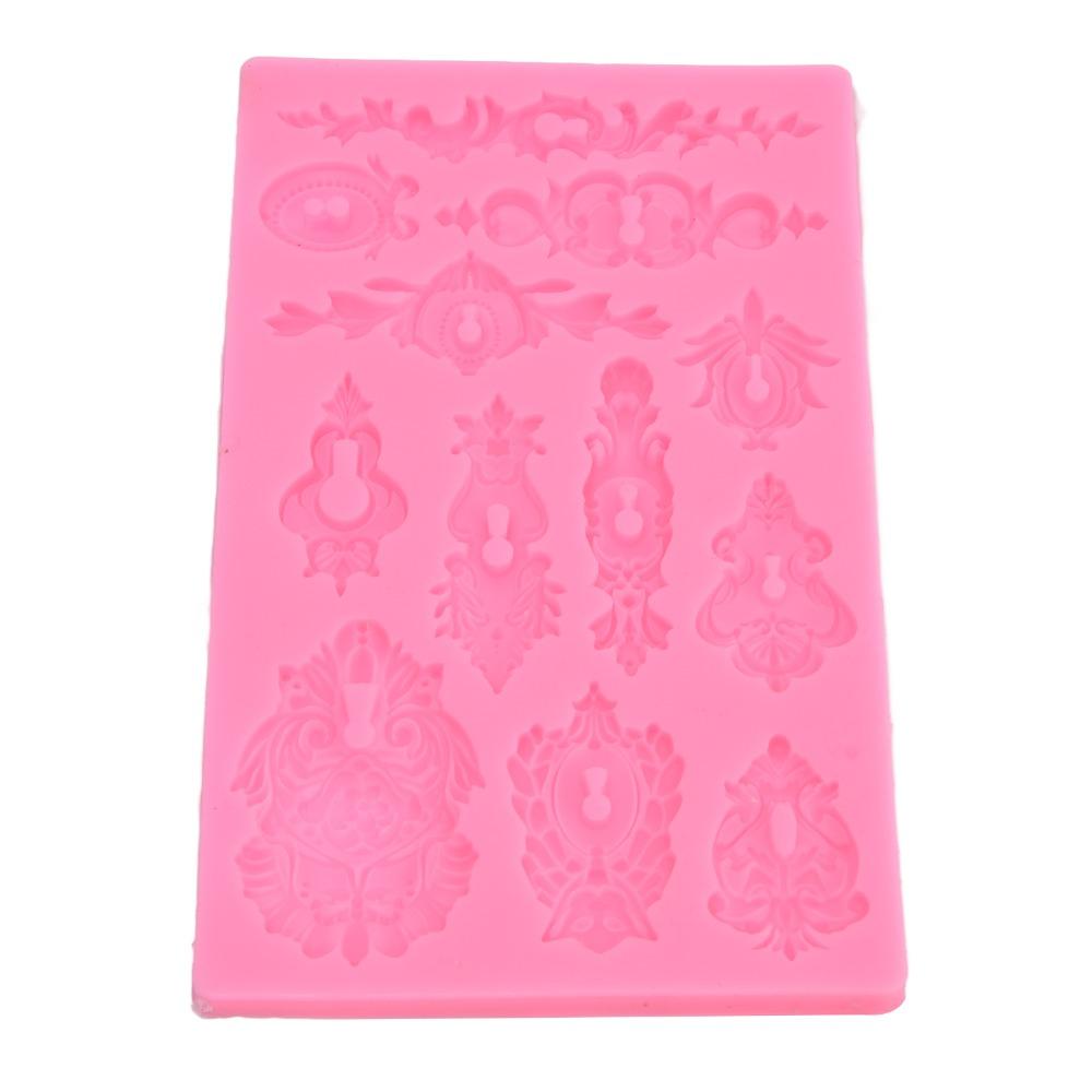 Relief 3D 3D Muffin Molds Pink Decorative Mold Reusable Ornament Mold  Cake Decoration