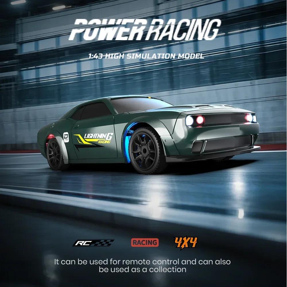 Rc Cars Mini Racing Car 1/43 2.4G Remote Controlled Car 4Wd Drive Drifting Radio Control Full-Scale Drift Vehicles Electric Toys
