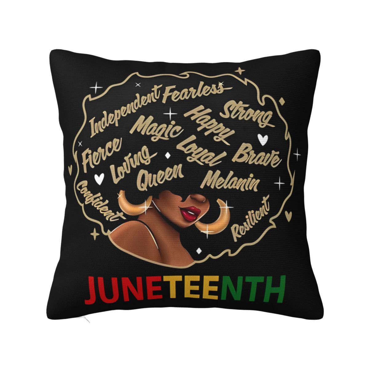 Juneteenth Throw Pillow Cover Decorative Pillow I Am Black Every Month Blackity Fashion Pillowcover Home Decor 30x30cm