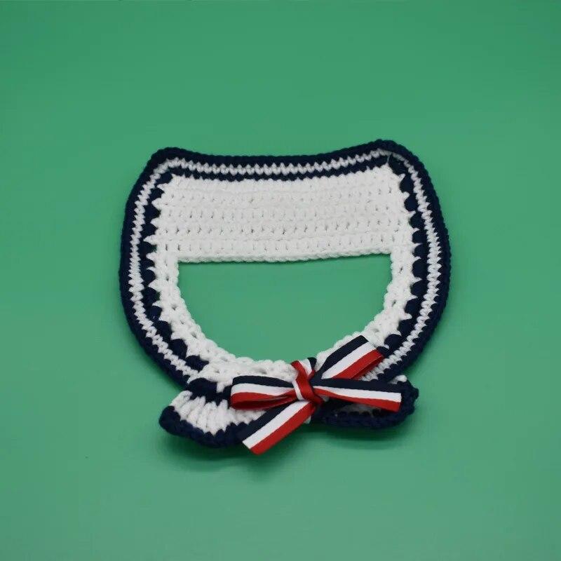 DIY Pletení z vlny Horký prodej Jednoduchá Móda Kočka Štěně Sváteční Dekorativní Šátek Dětská Mašlička