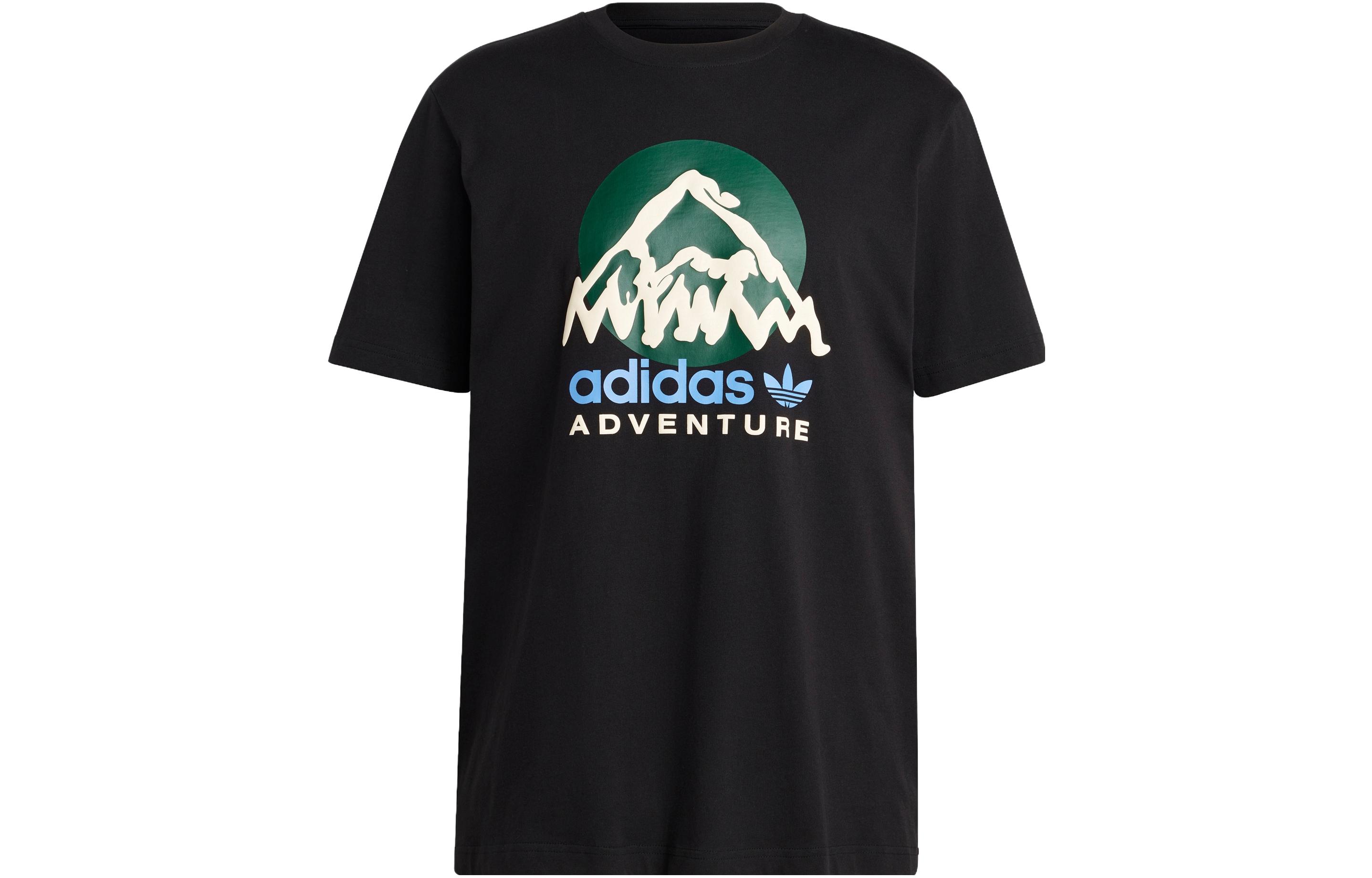 

Adidas Originals ADVENTURE MOUNTAIN FRONT T Shirt Men s Black IC2361 XS