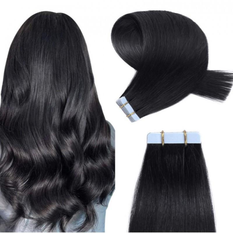Real Hair Without Trace Invisible Extension Piece Jurchen Wig PU Tape In