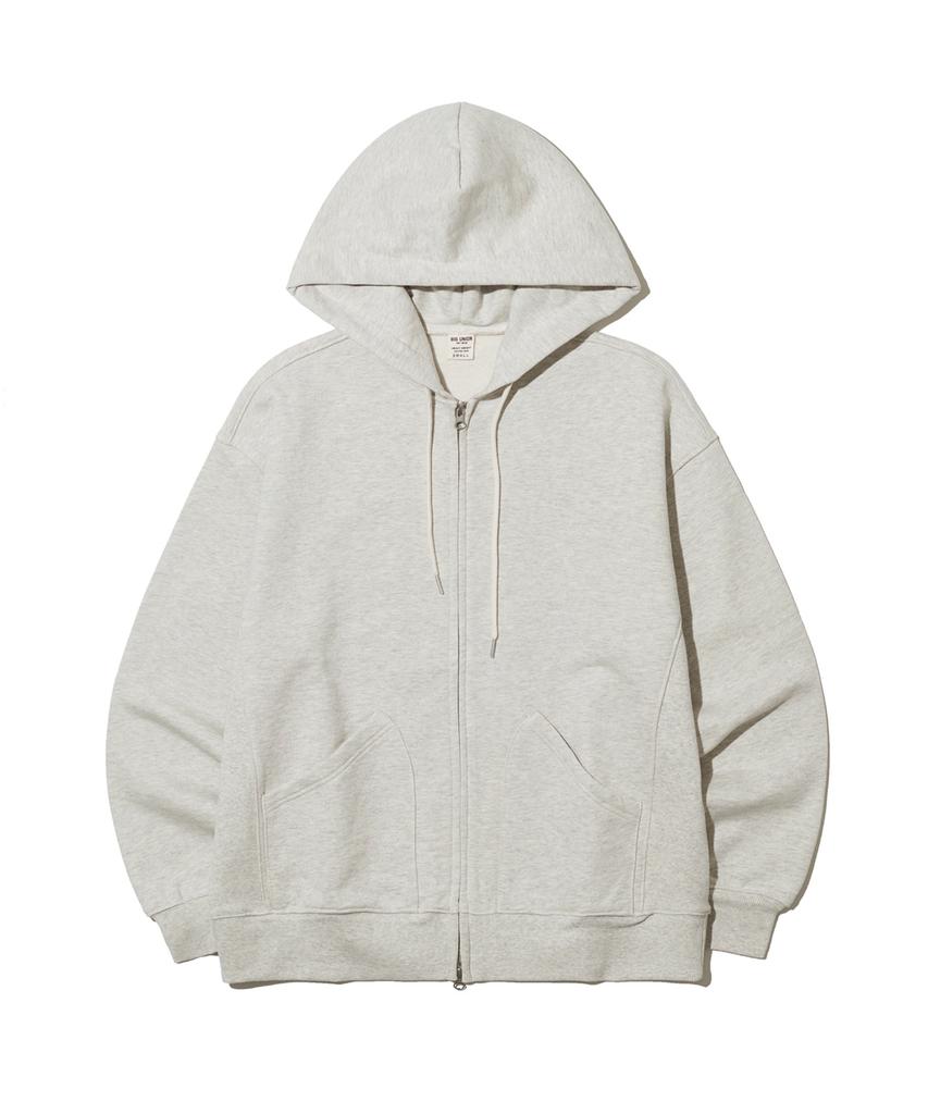 Big Union 89Line Zip Up Hoodie / Oatmeal