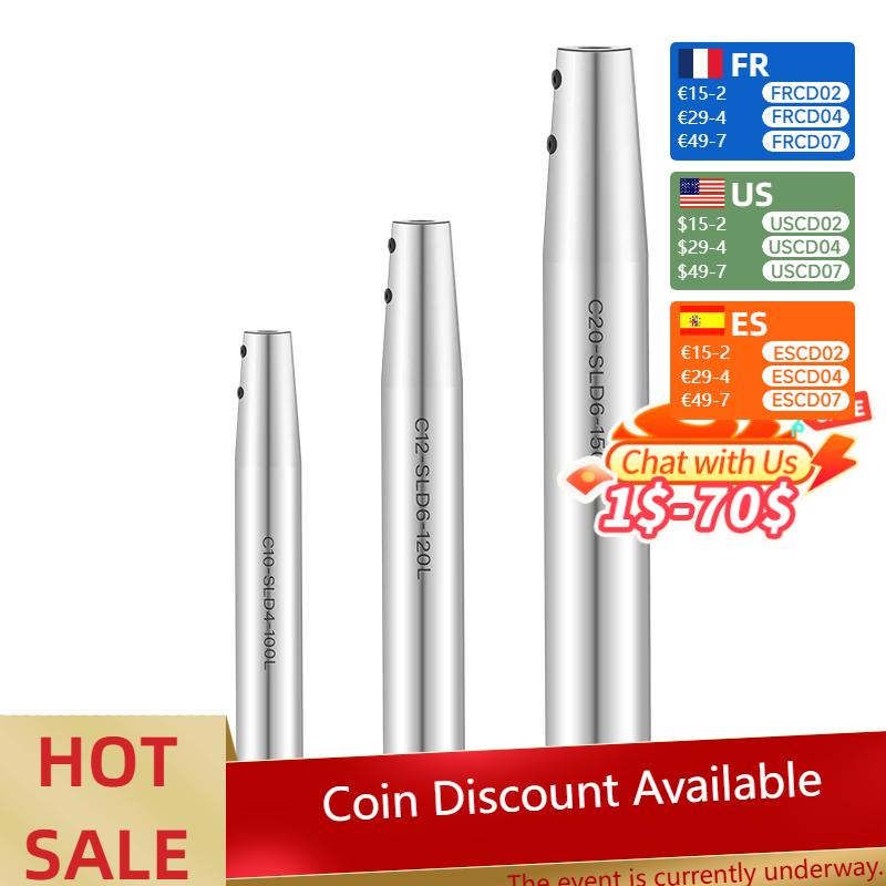

Anti-seismic C10 C12 C16 C20-SLD4/5/6/8/10/12- 100L 120L 150L 200L side lock extension rod straight slim shank deep hole process C10-SLD4-100L