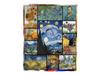 Blanket Throw Van Gogh Collage of Works of Art Warm Gift 130X150